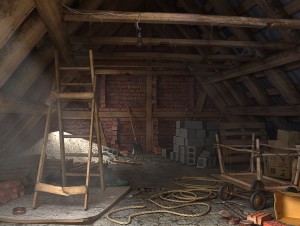 Heating in the attic