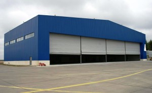 Planning and organization of proper ventilation of the hangar