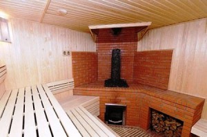 Organisation der Belüftung in der Sauna