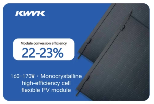 Monocrystalline high-efficiency cell flexible PV module