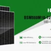Bluesun Half Cell monocrystalline 560w solar panels