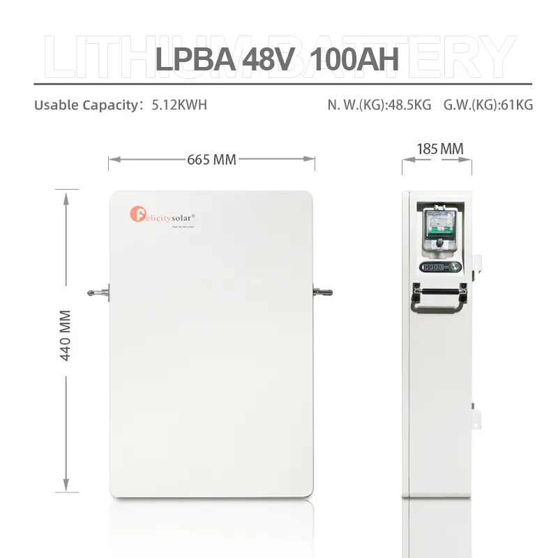 Litijumska baterija Felicitysolar LPBA48100-OL
