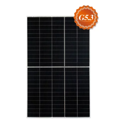 Monocrystalline solar panel efficiency label G5.3