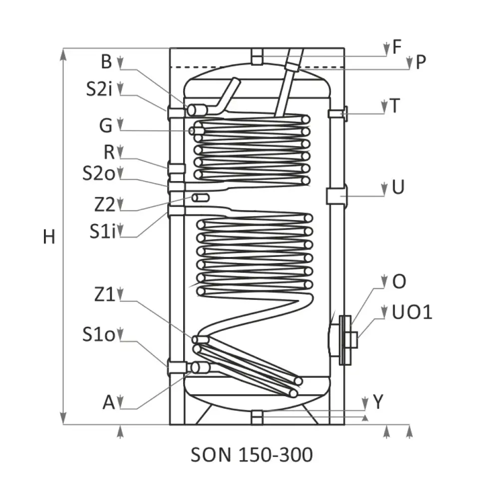 Technical drawing of a mechanical device.