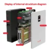 Exploded view of electronic device showing internal components.