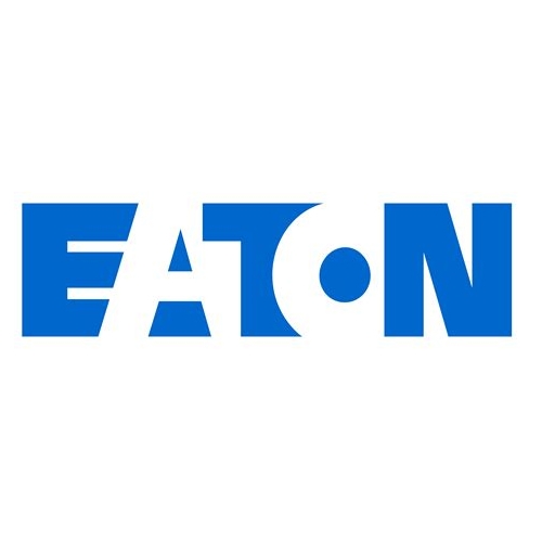 Eaton Corporation logo in blue text on white background.
