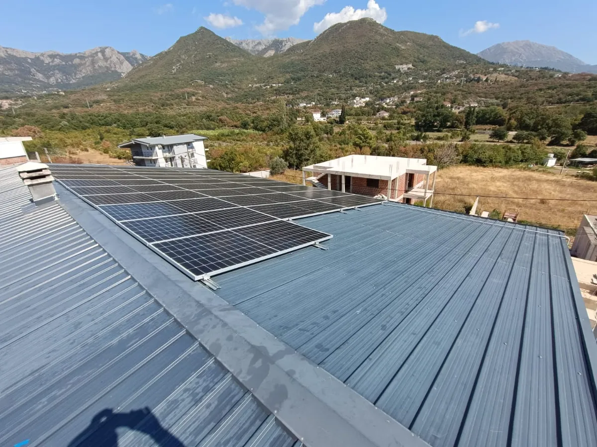 Installation of a 12.6 kW Hybrid Solar Power Plant with Lithium Batteries in Montenegro
