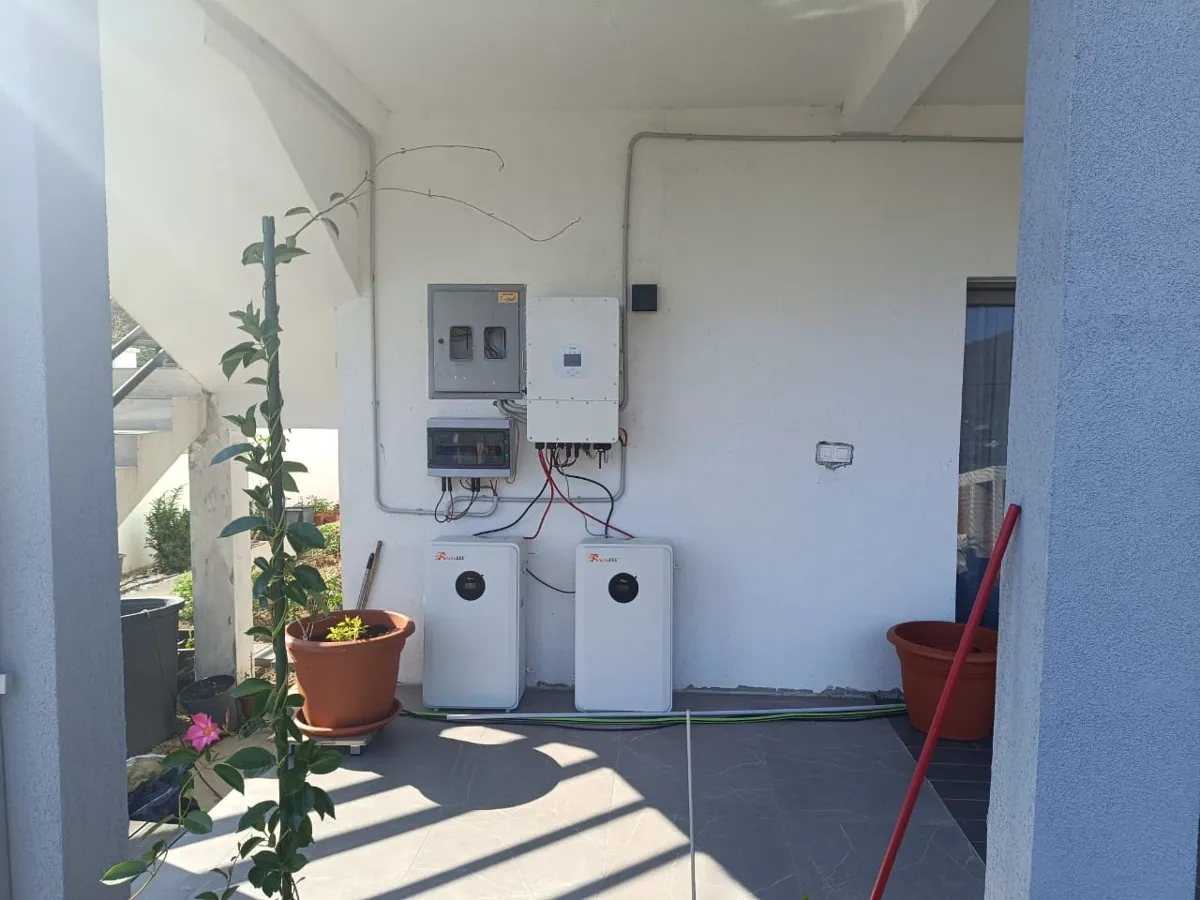 Installation of a 12.6 kW Hybrid Solar Power Plant with Lithium Batteries in Montenegro