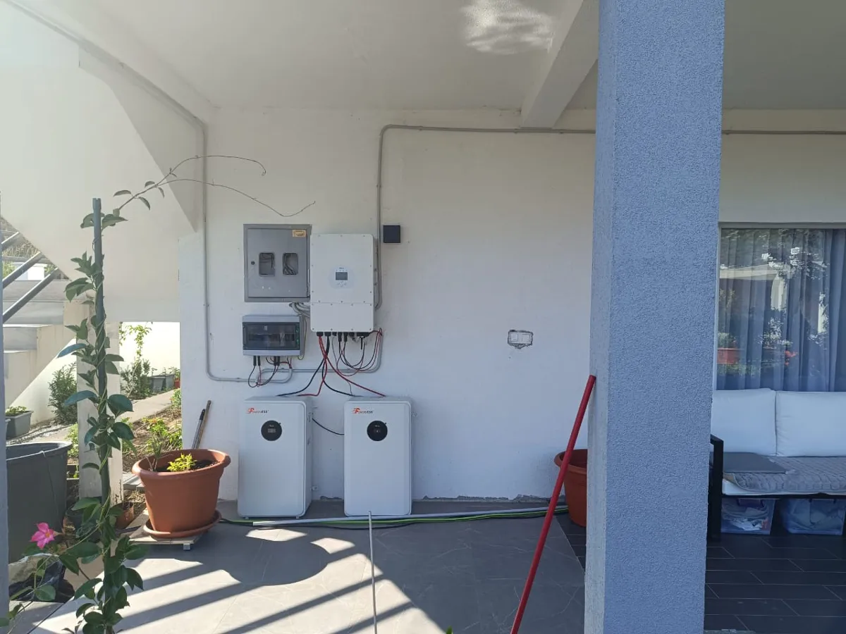 Installation of a 12.6 kW Hybrid Solar Power Plant with Lithium Batteries in Montenegro