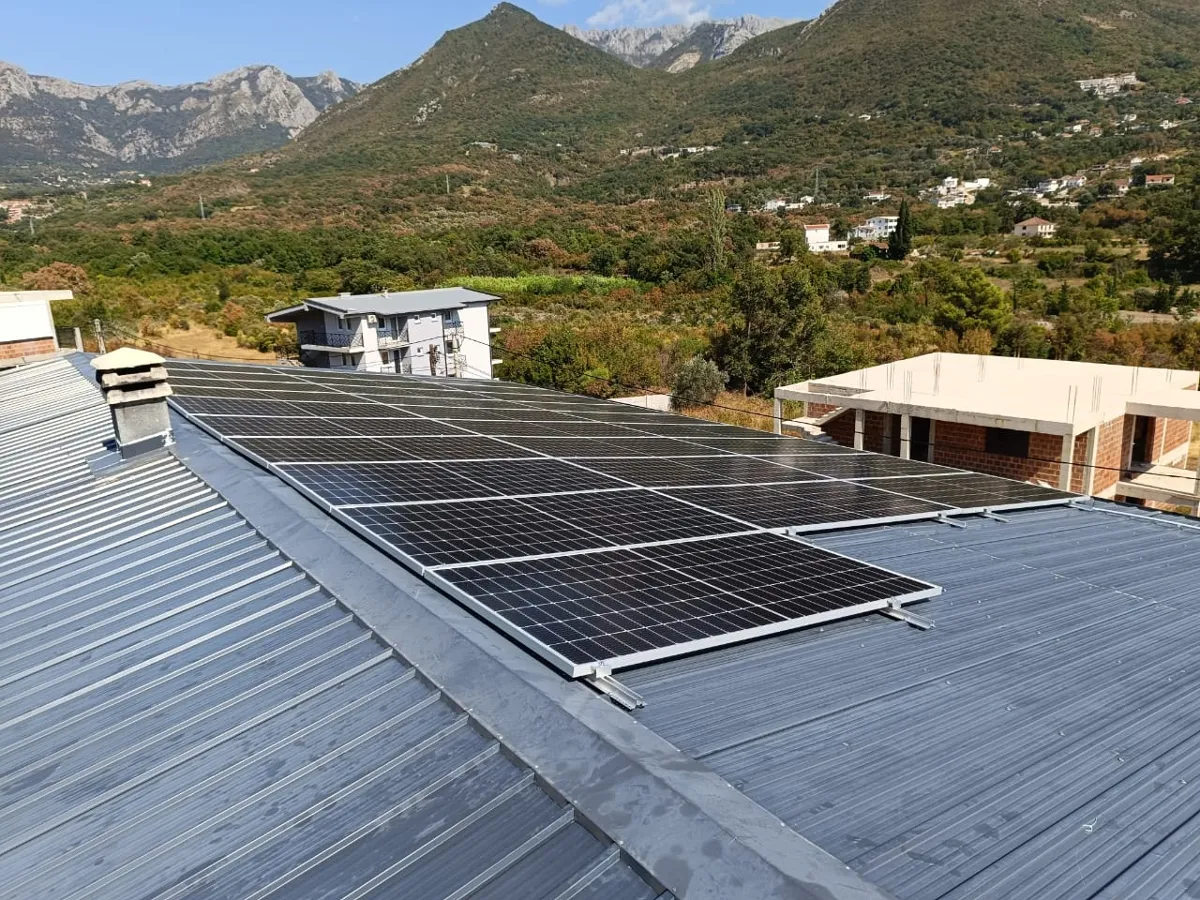 Installation of a 12.6 kW Hybrid Solar Power Plant with Lithium Batteries in Montenegro