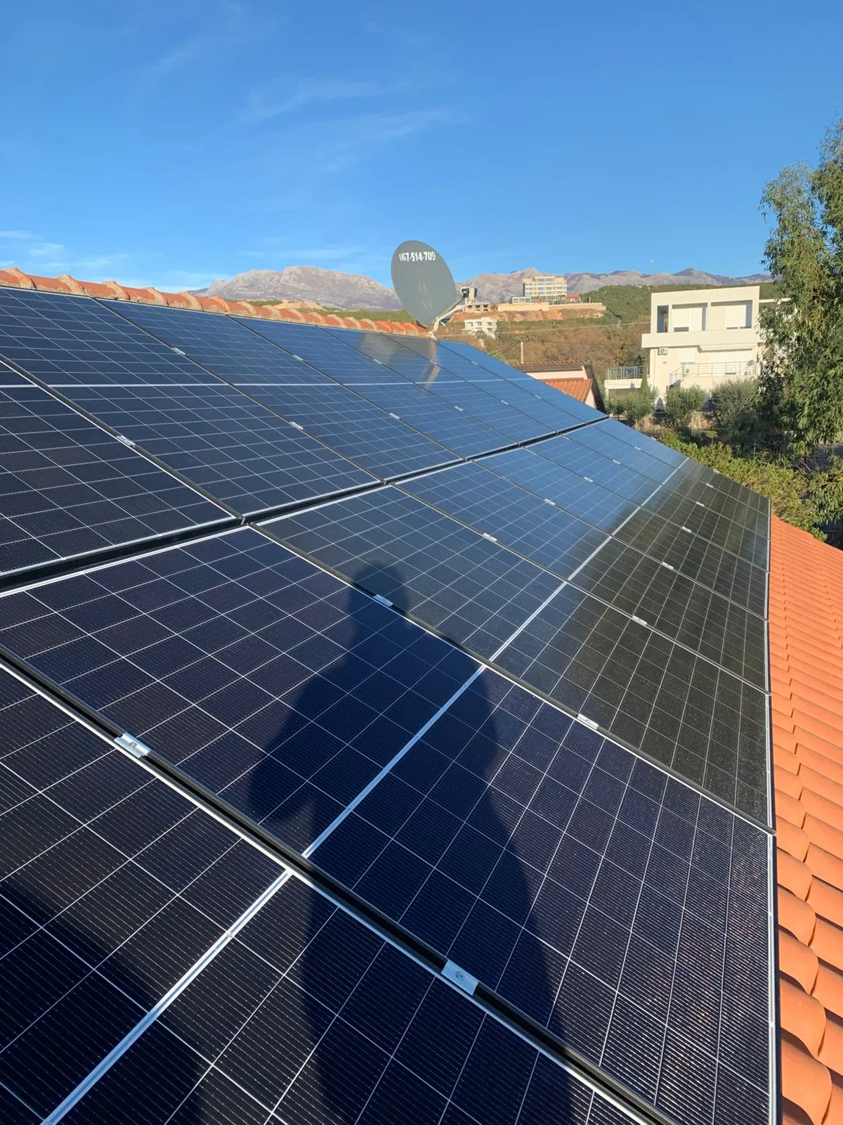 Installation of an 8.1 kW Solar Power Plant with Lithium Batteries in Krimovica, Montenegro