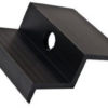 Ende Z-Klemme für Solarpanel, 41 mm, schwarz