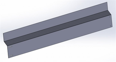 img Rear screen JIH KP 2350 mm for JIH 15° structure