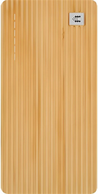 Vorderseite Teltonika TeltoCharge EVC1, Holzoptik (mit Kabel)