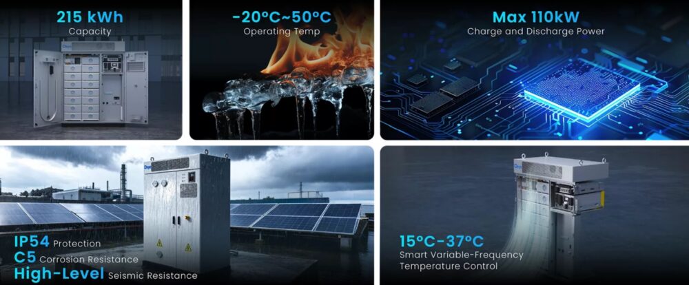 img Kontejnersko skladište energije DEYE MS-G215-2H3, 215 kW·h, HV