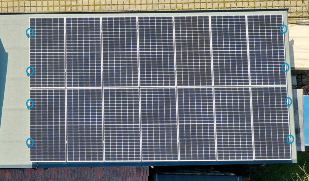 Ende Z-Klemme für Solarpanel, 41 mm, schwarz