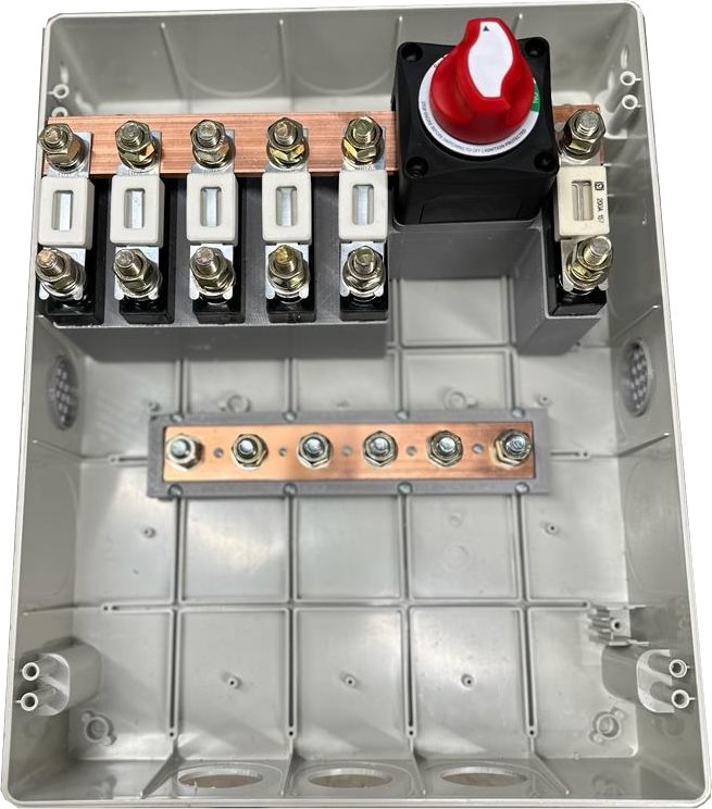 Батарейная коробка BB5.1, 5 батарей + 1 инвертор