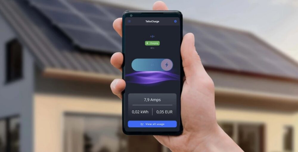 Zarađna stanica Teltonika TeltoCharge sa kablom 5 m, 22 kW, 3 faze, Type 2, 4G
