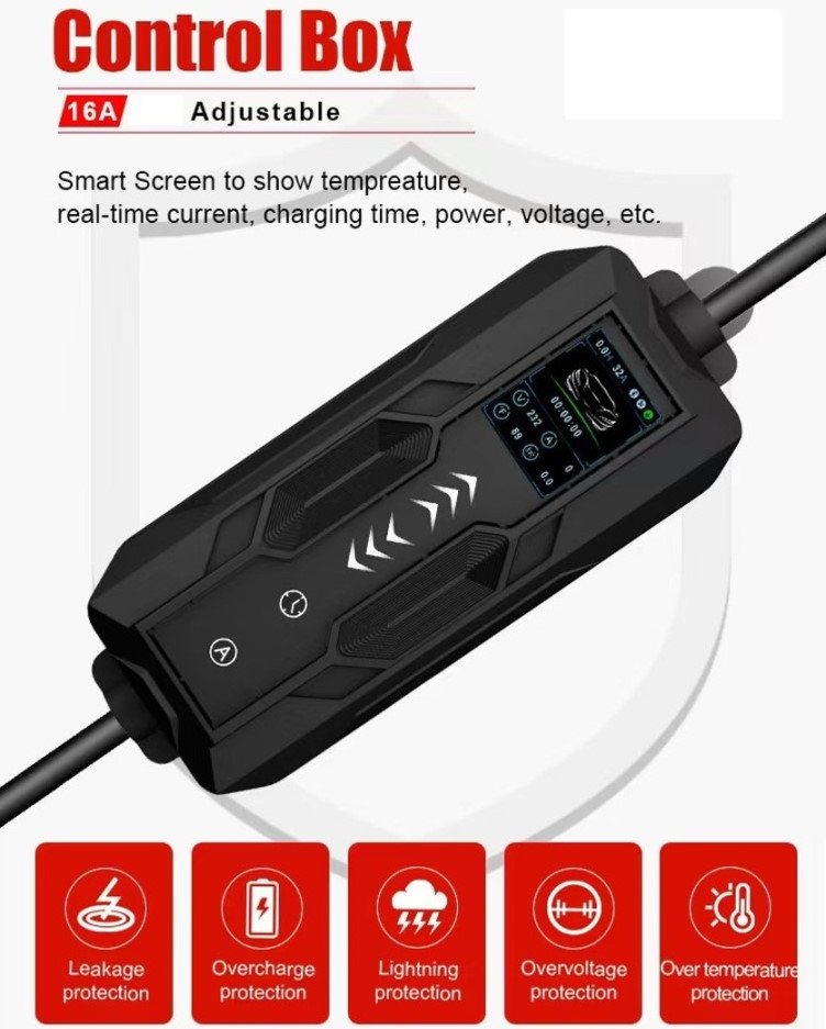 Мобильная зарядная станция Immax для EV/PHEV AC Type 2, 11 кВт