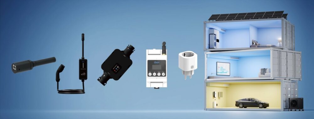 img DEYE charging station with LoRa for electric vehicles, 22 kW, 3 phases, Type 2