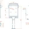 Zarađna stanica OlifeEnergy DoubleBox BASE, 2 direktna kabla, 2×22 kW