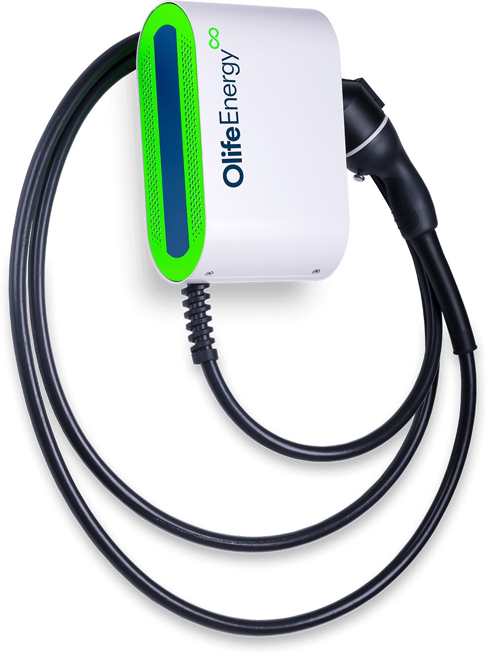 Зарядная станция OlifeEnergy WallBox BASE с прямым кабелем, 22 кВт