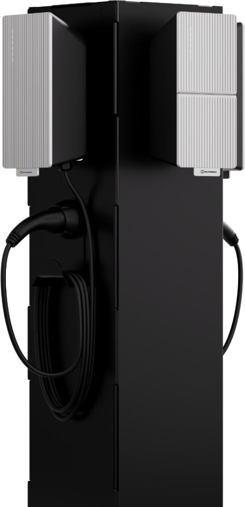Vordere Platte Teltonika TeltoCharge EVC2, rot (mit Kabel)