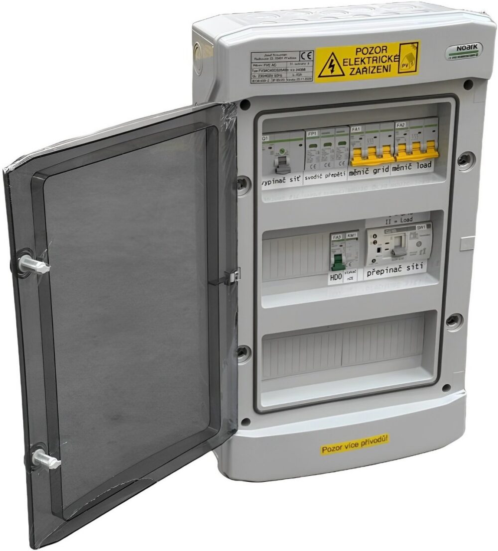 img Распределительный щит FV3AC40CS25ABc, 3-фазный, AC, 10 кВт, автоматический переключатель