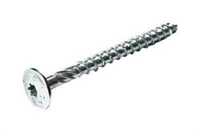 Wood screws with washer M8/80, Torx, A2, 50 pcs.