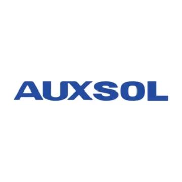 Логотип AUXSOL на белом фоне