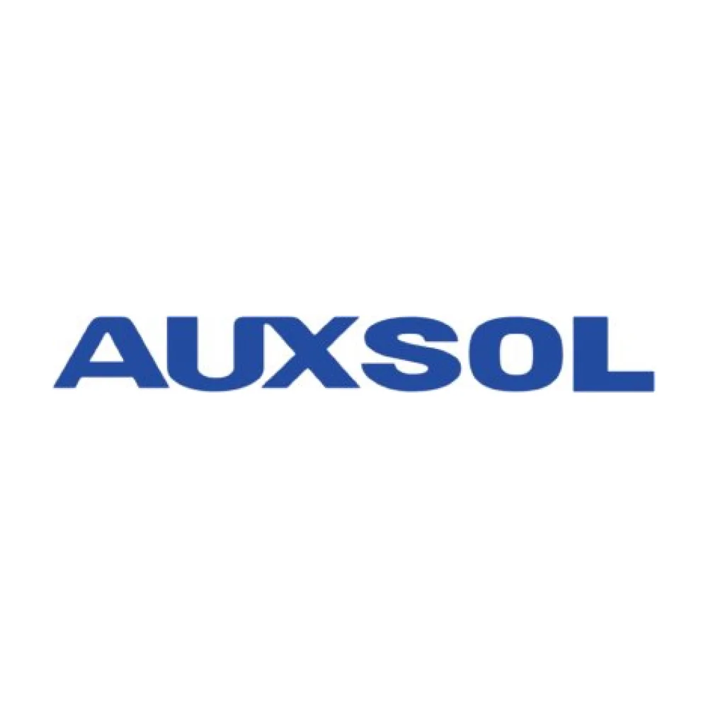 Логотип AUXSOL на белом фоне