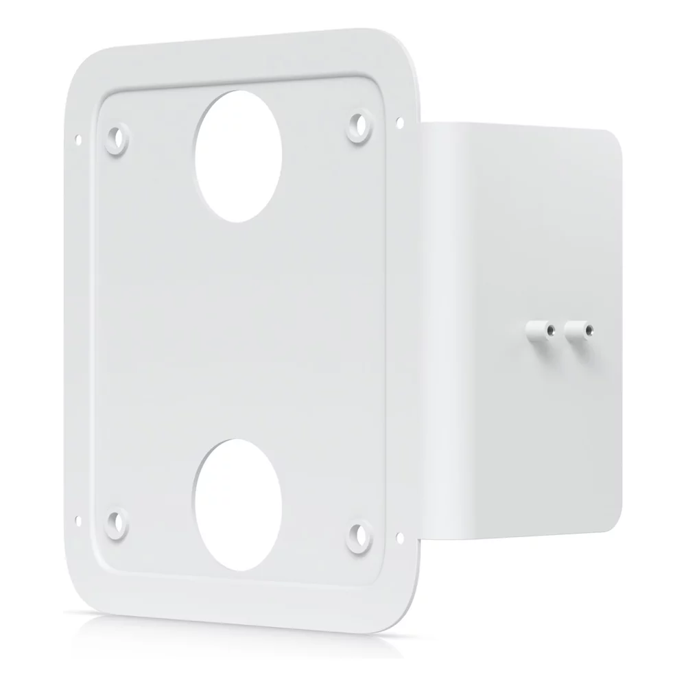 Адаптер ubiquiti unifi для монтажа ev station lite на стойку Белый настенный кронштейн с монтажными отверстиями