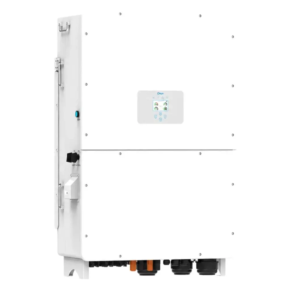 Гибридный инвертор deye sun 125k sg02hp3 eu gm10 125 кВт, 3 фазный, hv Настенный гибридный солнечный инвертор Deye белого цвета