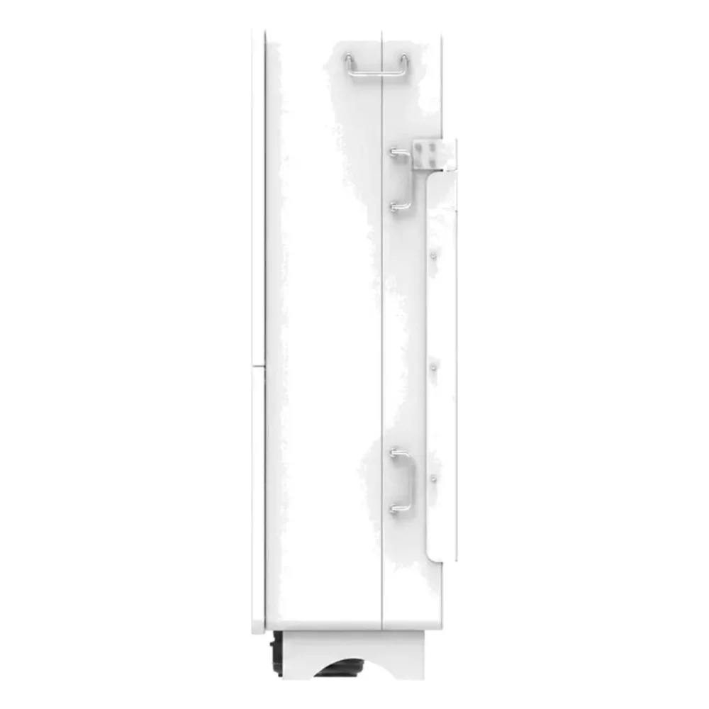Гибридный инвертор deye sun 125k sg02hp3 eu gm10 125 кВт, 3 фазный, hv Белый металлический корпус с крючками и крепёжной панелью