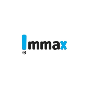 Логотип Immax на белом фоне